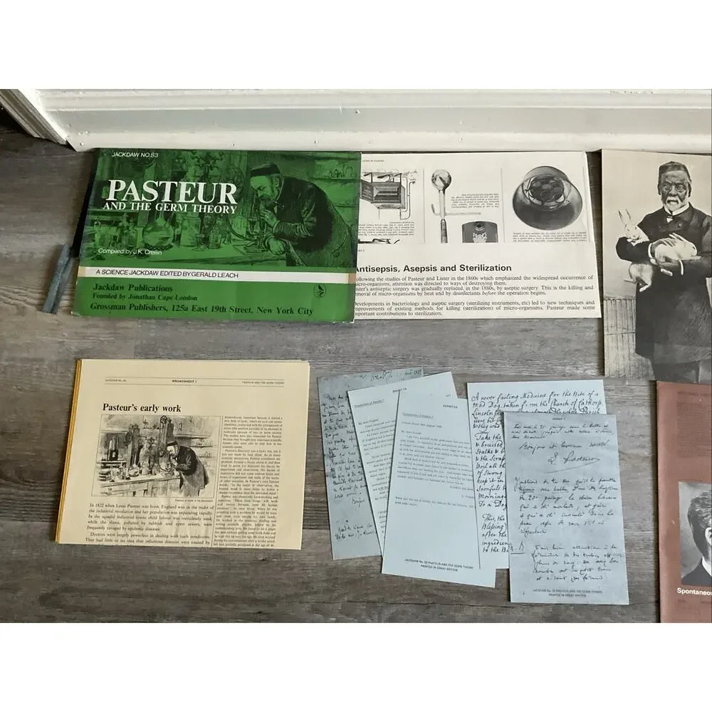 PASTEUR AND THE GERM THEORY SCIENCE JACKDAW NO S3 EDUCATIONAL MATERIALS